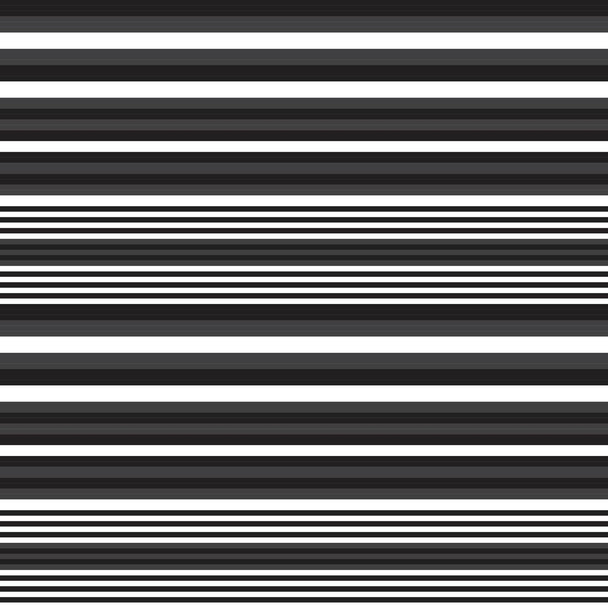Musta ja valkoinen Vaaka raidallinen saumaton kuvio tausta sopii muoti tekstiilit, grafiikka
 - Vektori, kuva