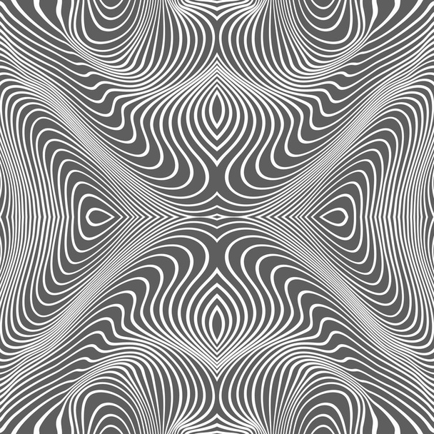 Vektor-Muster abstrakter Linien. Wellen im Hintergrund - Vektor, Bild
