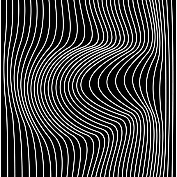 Patrón de líneas abstractas vectoriales. Fondo de ondas
 - Vector, imagen