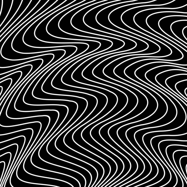 Vector abstract lijnen patroon. Golvenachtergrond - Vector, afbeelding