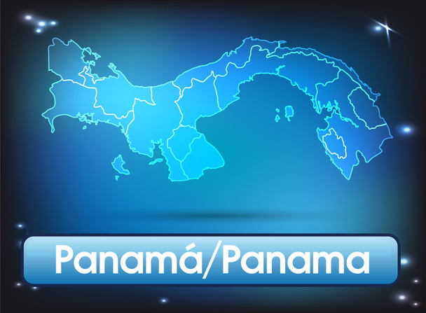 Карта Панама
 - Вектор, зображення