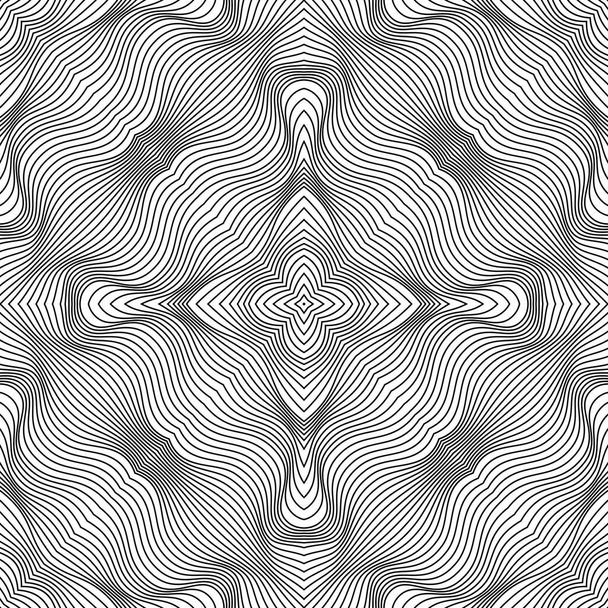 ベクトル抽象線のパターン。波背景 - ベクター画像