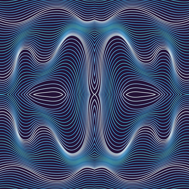 Vecteur ondes abstraites lignes fond - Vecteur, image