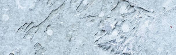rough abstract grey concrete background texture, panoramic shot - Foto, Imagem