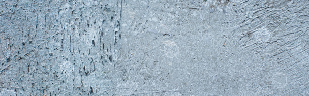 grobe abstrakte graue Betonhintergrundstruktur, Panoramaaufnahme - Foto, Bild