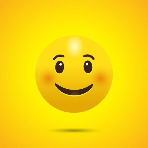 Посмішка з відкритими очима Емоджі  - Вектор, зображення