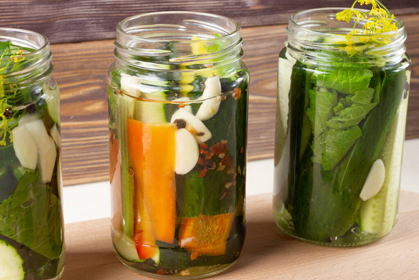 Homemade pickled vegetables - Φωτογραφία, εικόνα