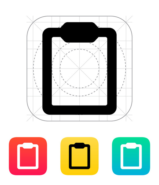 Clipboard icon. - Vector, Image