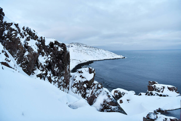ipnotizzanti aspri paesaggi invernali dell'Artico - Foto, immagini