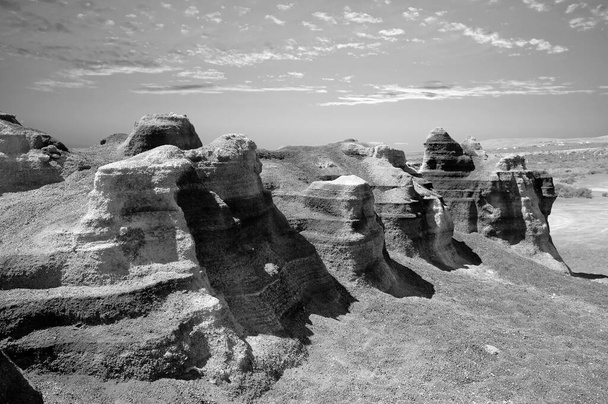 Formacje skalne Rofera de Teseguite na Lanzarote na jednej z Wysp Kanaryjskich - Zdjęcie, obraz