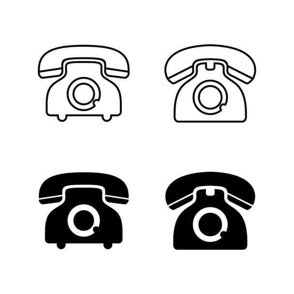 Conjunto de iconos de Teléfono. Teléfono icono de vector. Icono de llamada vector
. - Vector, Imagen
