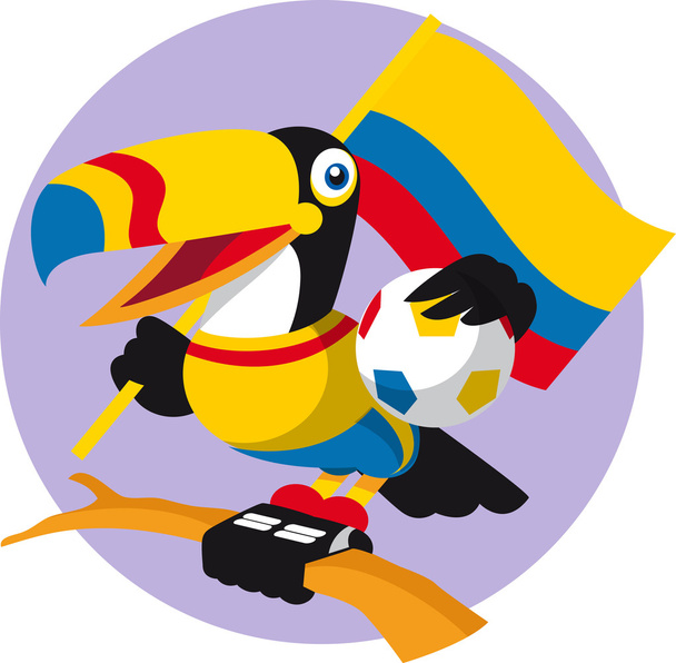 Colombia Toucan - Vector, afbeelding