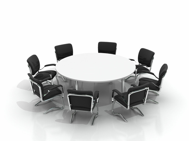 Table de conférence et chaises
 - Photo, image