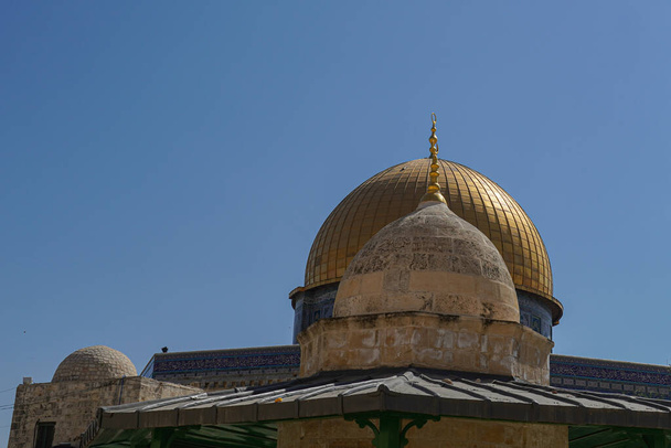 岩のドーム,アラビア語クバト・アル・ザフラー,エルサレムの旧市街のイスラムの歴史的な神社,イスラエル - 写真・画像