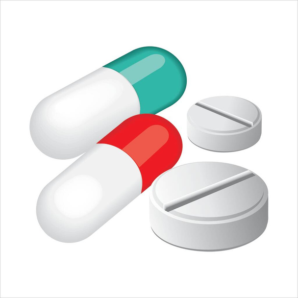 3d concepto imagen dibujo medicamentos - Foto, imagen