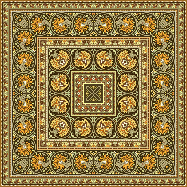 Vector decorative ethnic ornamental illustration - Vector, Image