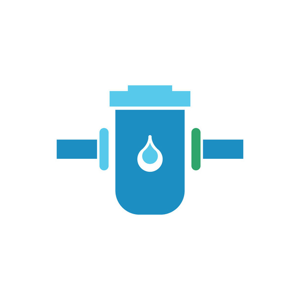 filter water vector pictogram logo ontwerp - Vector, afbeelding