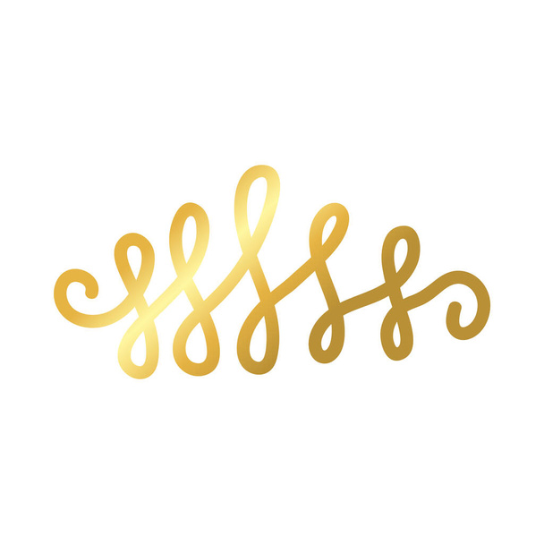 елегантна рамка рамки каліграфічного прикраси Золотий градієнтний стиль значок
 - Вектор, зображення