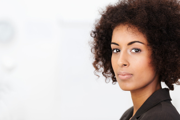 Pensive young African American woman - Фото, изображение