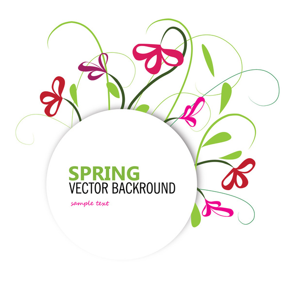 flores de colores - Vector, Imagen