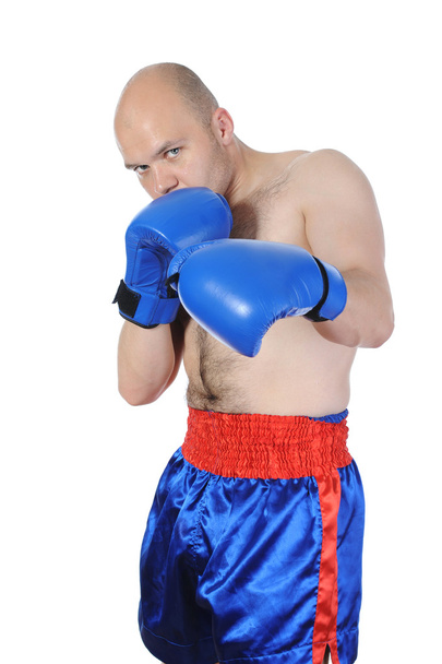 Portrait of an experienced boxer - Φωτογραφία, εικόνα