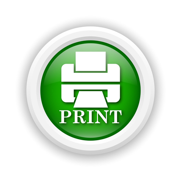 Impresora con palabra icono PRINT
 - Foto, Imagen