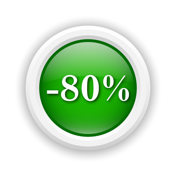 80 percent discount icon - Foto, afbeelding