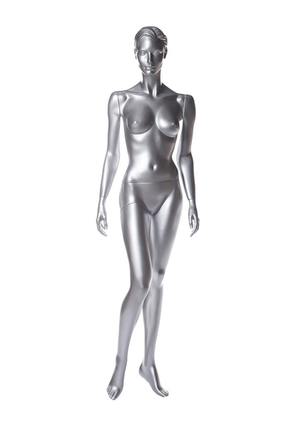 Maniquí femenino de plata
 - Foto, imagen