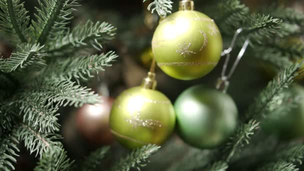 The Decorations Christmas Tree Toy, soft focus - Záběry, video