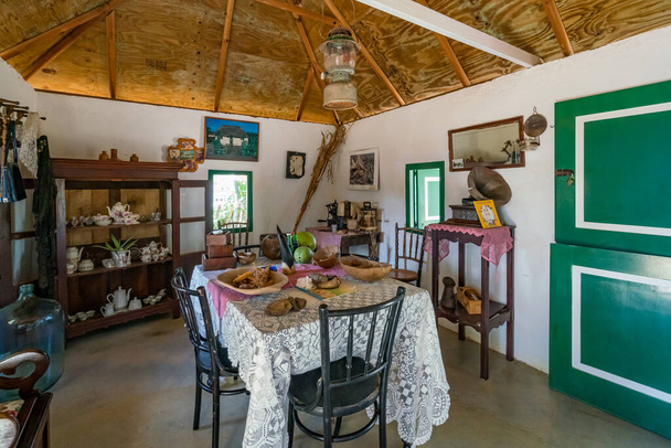 Interior of a Caribbean cafe. Island paradise - Foto, Bild