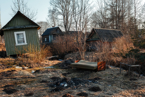 死亡Ozereshno村, Vyritskoe都市決済, Gatchinsky地区,レニングラード地域,ロシア - 写真・画像