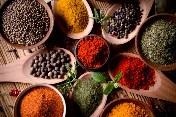 Assorted spices - Foto, Bild