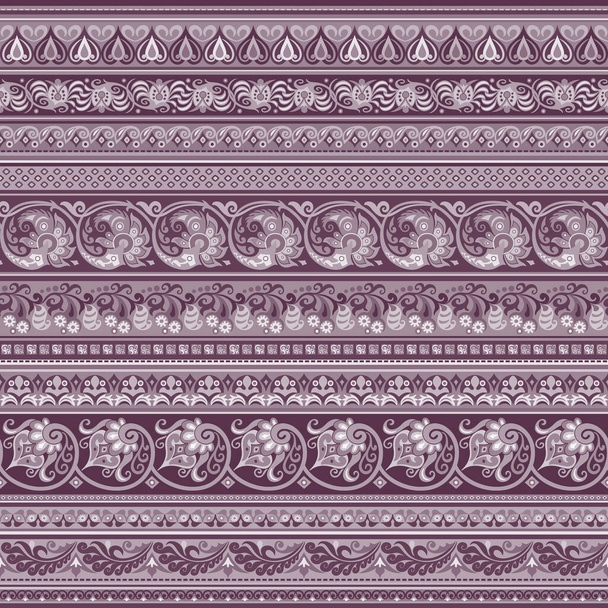 Patrón floral étnico abstracto, fondo vectorial
 - Vector, imagen