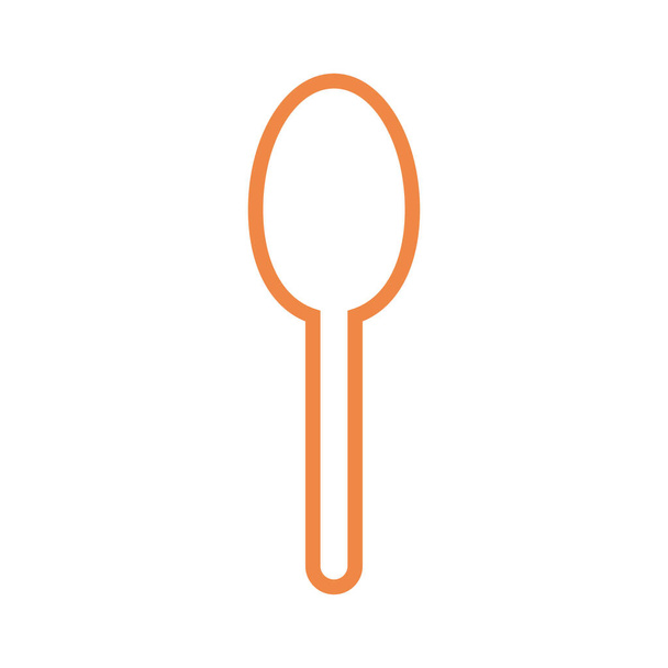 cucchiaio vettoriale icona logo design - Vettoriali, immagini