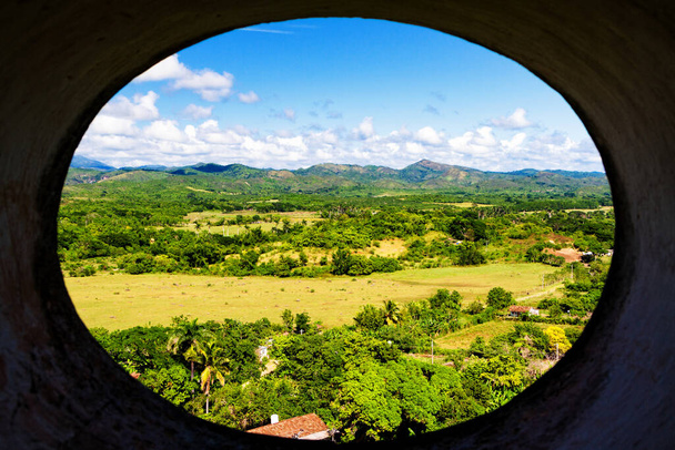 Valley de los Ingenios - Sugar Mill Valley, site du patrimoine mondial de l'UNESO à Trinidad, Cuba. Lieu de destination touristique célèbre. - Photo, image