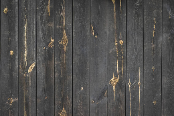 Wood plank texture. Dark grain panel board table with copy space. Old floor wooden pattern. Timber plank surface wall for vintage grunge wallpaper. Abstract desk Natural concept. - Фото, изображение