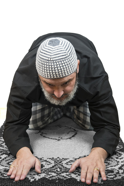 Muszlim ember imádkozik.. - Fotó, kép