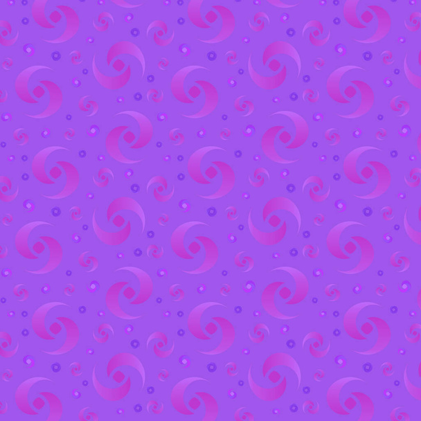 seamless pattern of round patterns on a lilac background - Fotó, kép