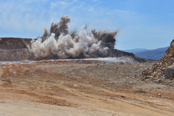 Blasting mining - Photo, Image