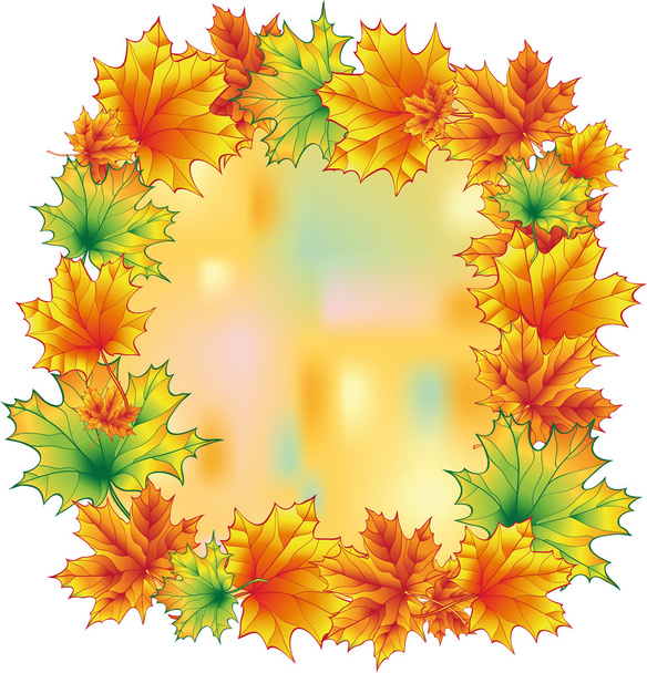 Autumn frame - Vektor, obrázek