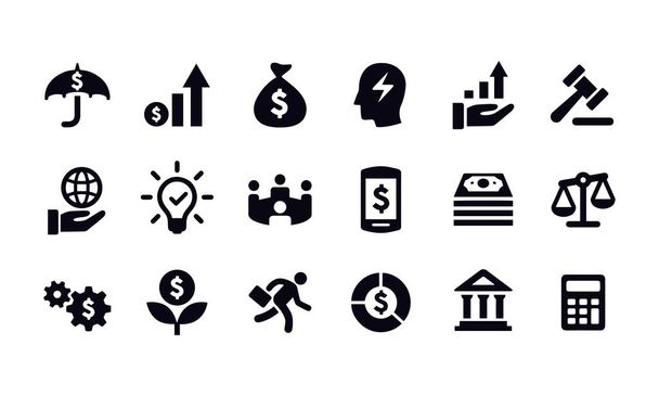 Business and Investment Icons vector design  - Vector, Image