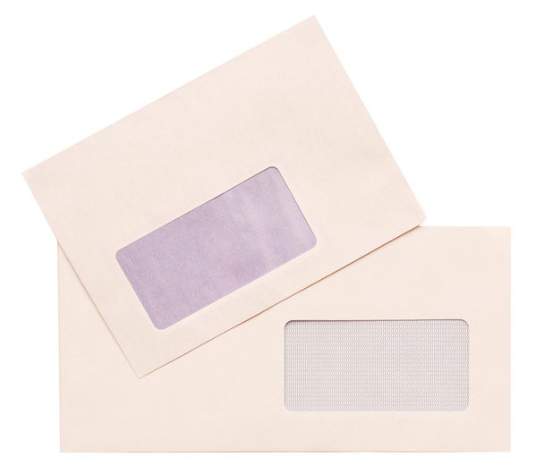 Empty envelopes with a window - Fotoğraf, Görsel