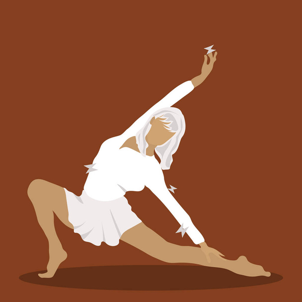 Colección de bailarinas. Bailarinas de hip-hop, contorno vectorial bosquejo colorido aislado sobre fondo blanco
 - Vector, Imagen