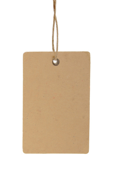 Brown paper tag - Photo, Image