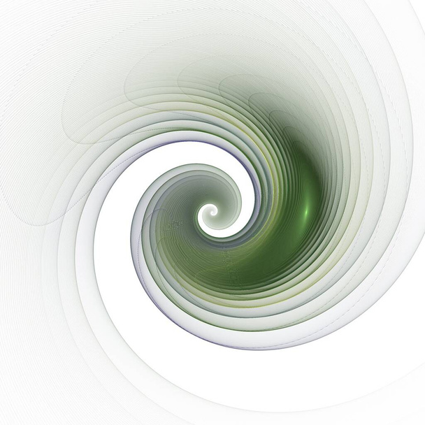 spiral fraktal desen, yaratıcı grafik tasarımı için dijital sanat çalışması - Fotoğraf, Görsel