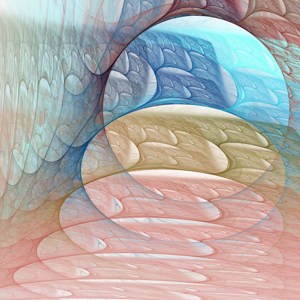 fondo fractal abstracto para una elegante cubierta de diseño o composición de fantasía. - Foto, Imagen