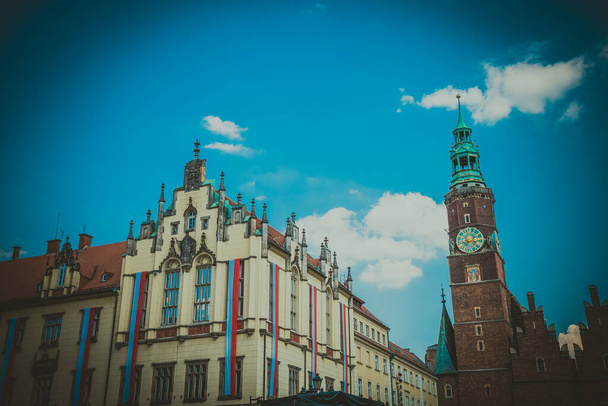 Kaunis, viehättävä keskus Wroclaw
 - Valokuva, kuva