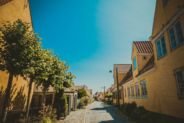 Beautiful, picturesque Danish village - Фото, изображение