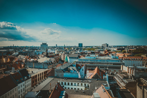 Kööpenhaminan kaupunki, Tanska, Skandinavia. Kaunis kesäpäivä - Valokuva, kuva