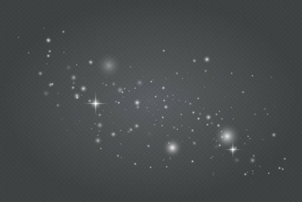 Chispas y estrellas brillan efecto de luz especial - Vector, Imagen